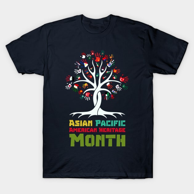 aapi month gift :Asian Pacific American Heritage Month T-Shirt by Mr_tee